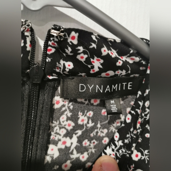 Floral Black Dress - Picture 4 of 4